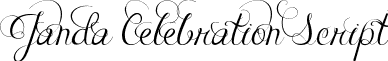 Janda Celebration Script font - JandaCelebrationScript.ttf