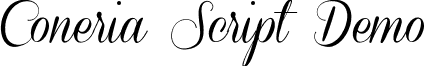 Coneria Script Demo font - Demo_ConeriaScript.ttf