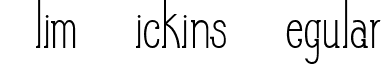 Slim Pickins Regular font - Slim Pickins.ttf
