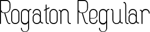 Rogaton Regular font - ROGARG__.TTF