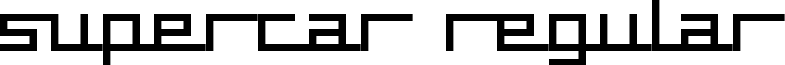 supercar Regular font - SUPERCAR.TTF