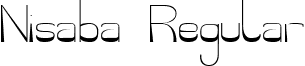 Nisaba Regular font - Nisaba.ttf