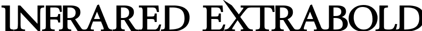 InfraRed ExtraBold font - InfraRed ExtraBold.ttf