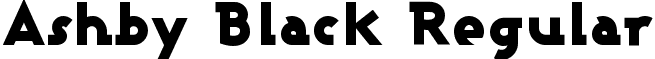Ashby Black Regular font - ASHBBL__.ttf