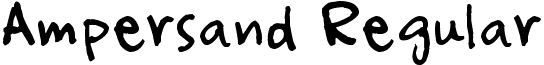 Ampersand Regular font - ampersand.ttf