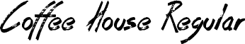Coffee House Regular font - Coffee House.ttf