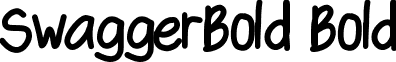 SwaggerBold Bold font - SwaggerBold.ttf
