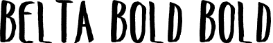 Belta Bold Bold font - belta-bold.otf