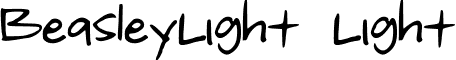 BeasleyLight Light font - Beasley_Light.ttf