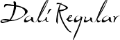 Dali Regular font - dali____.ttf