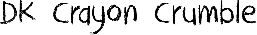 DK Crayon Crumble font - DK_Crayon_Crumble.ttf