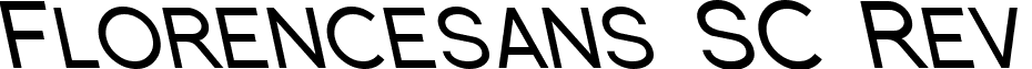 Florencesans SC Rev font - Florsn47.ttf