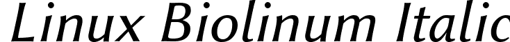 Linux Biolinum Italic font - LinBiolinum_RI.ttf