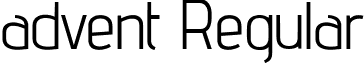 advent Regular font - advent_regular.ttf