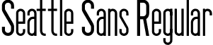 Seattle Sans Regular font - SEASANS.TTF
