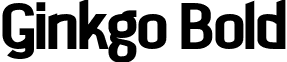 Ginkgo Bold font - Ginkgo-Beta-0.7-Bold.otf