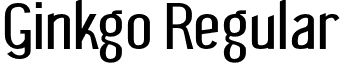 Ginkgo Regular font - Ginkgo-Beta-0.7.otf