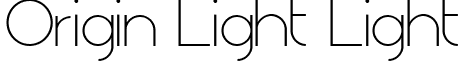 Origin Light Light font - Origin-Light.ttf