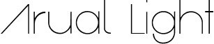 Arual Light font - Arual.ttf