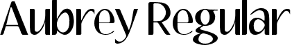 Aubrey Regular font - AUBREY1__.TTF