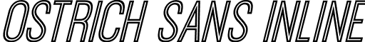 Ostrich Sans Inline font - Ostrich Sans Inline-italic.otf