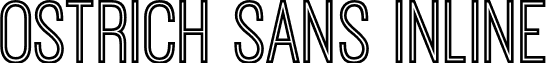 Ostrich Sans Inline font - OstrichSansInline-Regular.otf