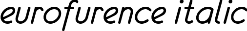 eurofurence italic font - eurof56.ttf