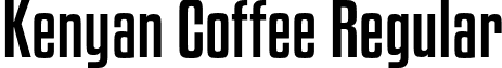 Kenyan Coffee Regular font - kenyan coffee rg.otf