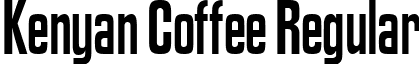 Kenyan Coffee Regular font - KENYC___.TTF