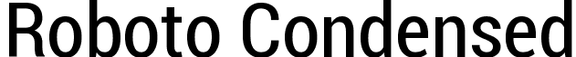 Roboto Condensed font - Roboto-Condensed.ttf
