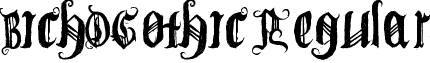 BichOGothic Regular font - (BichOgothic) 1.2.ttf