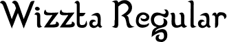 Wizzta Regular font - wizzta.ttf