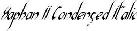 Xaphan II Condensed Italic font - Xaphan2ci.ttf