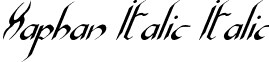 Xaphan Italic Italic font - Xaphani.ttf