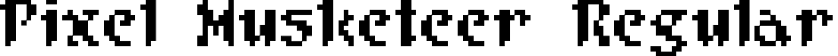 Pixel Musketeer Regular font - Pixel Musketeer.otf
