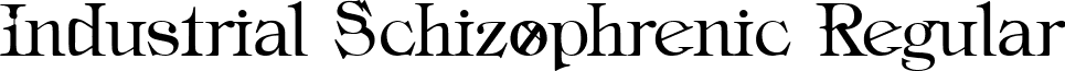 Industrial Schizophrenic Regular font - INS_____.TTF