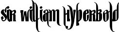 sir william HyperBold font - sir_william_hyperbold.ttf