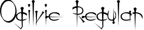 Ogilvie Regular font - Og.TTF