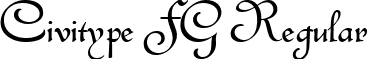 Civitype FG Regular font - civitype.ttf