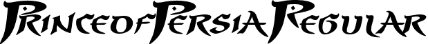 PrinceofPersia Regular font - PRINP___.ttf