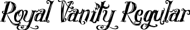 Royal Vanity Regular font - Royal Vanity.ttf
