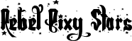 Rebel Pixy Stars font - Rebel Pixy Stars - Free.otf