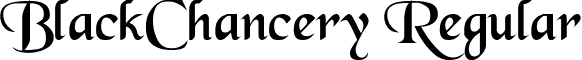 BlackChancery Regular font - blackcha.ttf