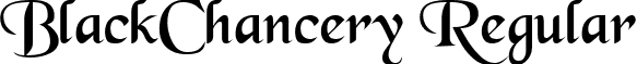 BlackChancery Regular font - BLKCHCRY.TTF