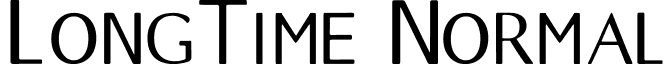 LongTime Normal font - LongTime.ttf