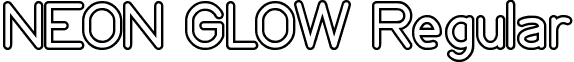 NEON GLOW Regular font - Neon Glow.ttf