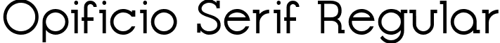 Opificio Serif Regular font - Opificio-Serif-regular.ttf