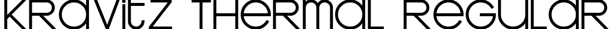 Kravitz Thermal Regular font - KRAVT___.TTF