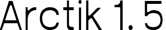 Arctik 1. 5 font - Arctik 1.5.ttf