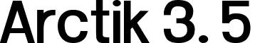 Arctik 3. 5 font - Arctik 3.5.ttf
